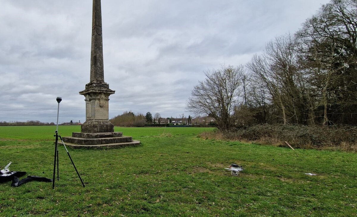 Relevé topographique terrain par drone